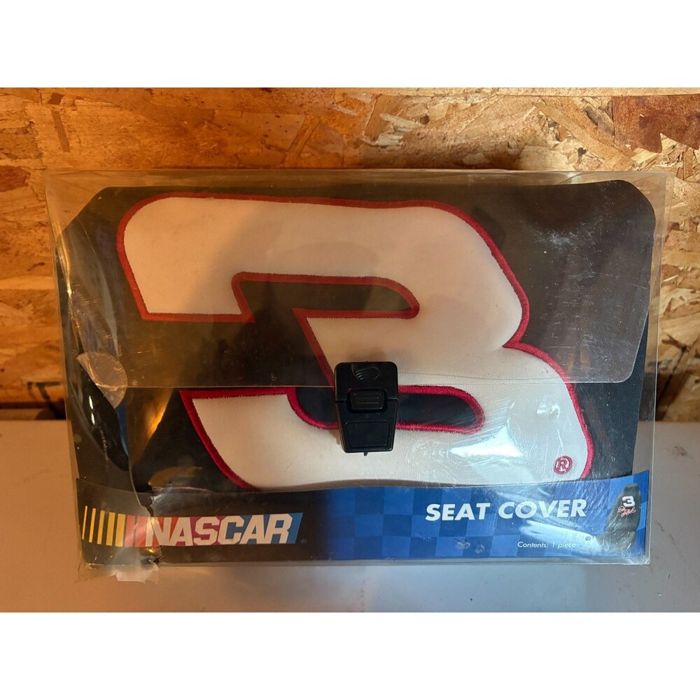Dale Earnhardt #3 NASCAR Seat Cover by Northwest Co – New Seat Cover, Case Damag